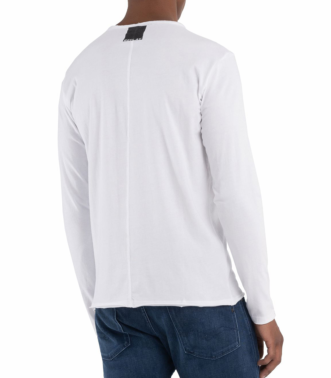 ベーシックジャージー クルーネックロングTシャツ 詳細画像 ホワイト 2